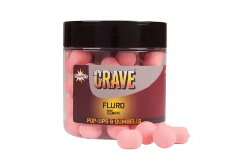 Бойлы Dynamite Baits Crave Pink Fluro Pop Up ⌀15мм