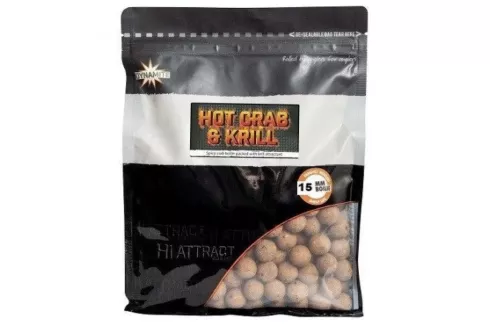 Бойлы Dynamite Baits Hot Crab & Krill ⌀15мм 1кг