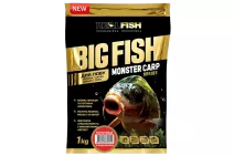 Прикормка Real Fish Big Fish Monster Carp "Полуниця з вершками" 1кг