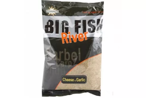 Прикормка Dynamite Baits Big Fish River Groundbait Cheese &Garlic 1.8кг