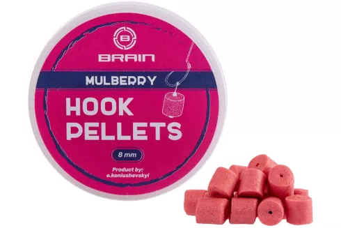 Пеллетс Brain Hook Pellets ⌀8мм 70г Mulberry (шовковиця)