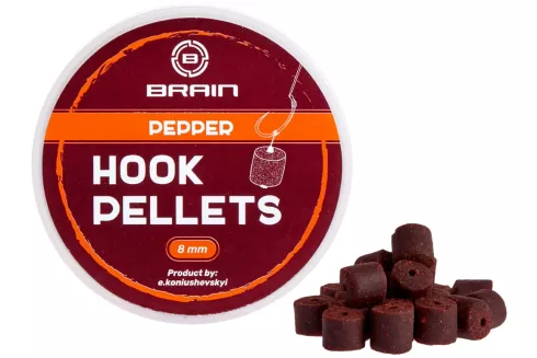 Пеллетс Brain Hook Pellets ⌀16мм 70г Pepper (перець)