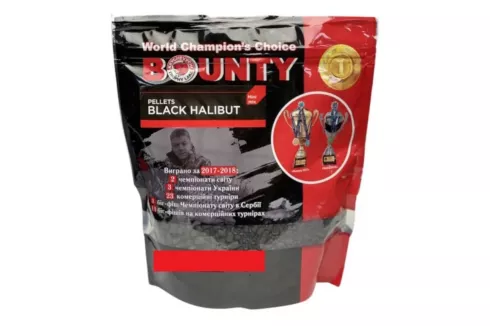 Пеллетс Bounty Black Halibut Mini Mix 2, 4.5, 6мм 400г