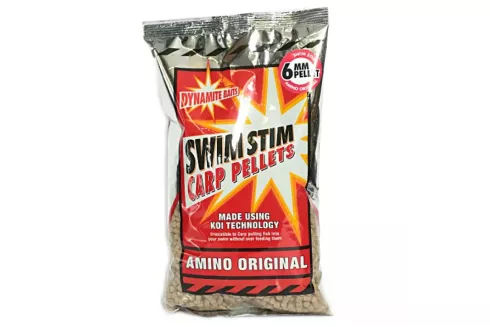 Пеллетс Dynamite Baits Swim Stim Natural Pellets 6мм 900г