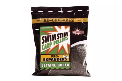 Пеллетс Dynamite Baits Swim Stim Pro Expanders Betaine Green ⌀4мм 350г