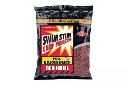 Пеллетс Dynamite Baits Swim Stim Pro Expanders Red Krill ⌀4мм 350г