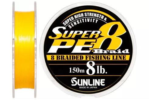 Шнур Sunline Super PE 8 Braid 150м #0.8/0.148мм 8lb/ 4кг