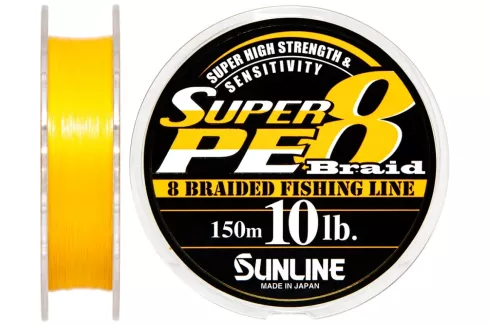 Шнур Sunline Super PE 8 Braid 150м #1.0/0.165мм 10lb/ 5кг