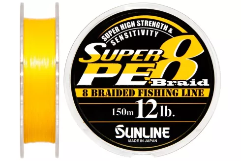 Шнур Sunline Super PE 8 Braid 150м #1.2/0.185мм 12lb/ 6кг