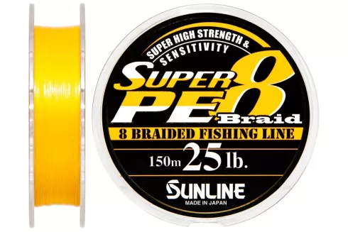 Шнур Sunline Super PE 8 Braid 150м #2.5/0.260мм 25lb/ 12.5кг