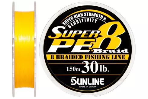 Шнур Sunline Super PE 8 Braid 150м #3.0/0.280мм 30lb/ 15кг