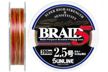 Шнур Sunline Super Braid 5 200м #2.5/0.25мм 30lb/ 14кг