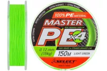 Шнур Select Master PE 150м/ 0.12мм (салатовий)