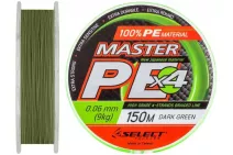 Шнур Select Master PE 150м/ 0.06мм (темно-зеленый)