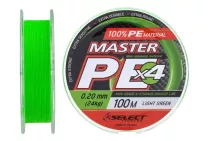 Шнур Select Master PE 100м/ 0.20мм 24кг (салатовый)