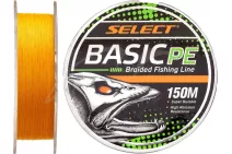 Шнур Select Basic PE 150м 0.12мм 12lb/ 5.6кг (помаранчевий)