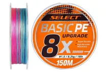 Шнур Select Basic PE 8x 150м #1.0/0.14мм 18lb/8.2кг (мультицвет)