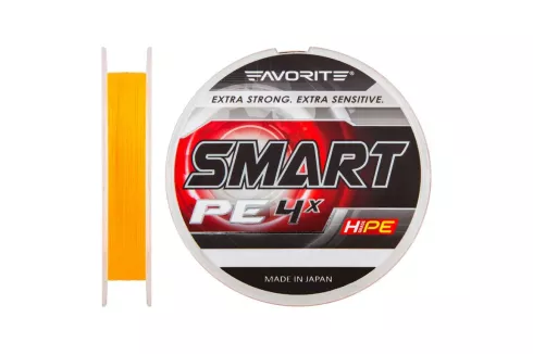 Шнур Favorite Smart PE 4x 150м/ 0.09мм (помаранчевий)