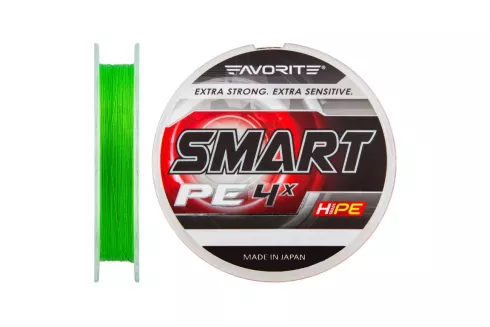 Шнур Favorite Smart PE 4x 150м/ 0.104мм (салатовий)