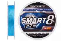 Шнур Favorite Smart PE 8x 150м #1.5/0.202мм 17lb/ 11.4кг (блакитний)