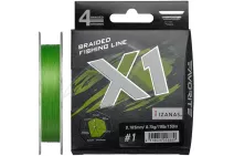 Шнур Favorite X1 PE 4x 150м #1.0/0.165мм 19lb/ 8.7кг (светло-зеленый)