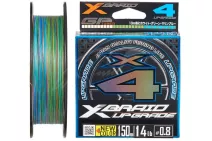 Шнур YGK X-Braid Upgrade X4 (3 colored) 120м #1.0/0.165мм 18lb/8.1кг