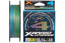 Шнур YGK X-Braid Upgrade X4 (3 colored) 150м #0.4/0.104мм 8lb/3.6кг