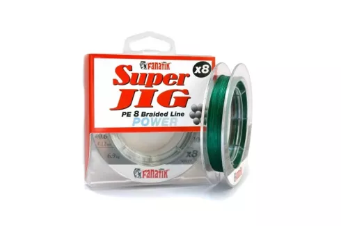 Шнур Fanatik Super Jig PE X8 100м #1.2/0.18мм 12.0кг