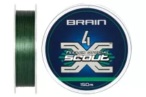 Шнур Brain Scout 4X 150м (deep green) 0.148мм 8.6кг