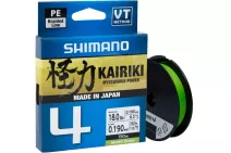 Шнур Shimano Kairiki 4 PE (Mantis Green) 150м 0.315мм 29.9кг