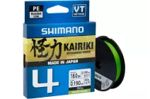 Шнур Shimano Kairiki 4 PE (Mantis Green) 150м 0.10мм 6.8кг