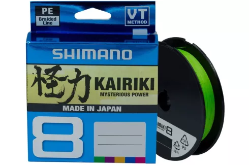 Шнур Shimano Kairiki 8 PE (Mantis Green) 150м 0.06мм 5.3кг