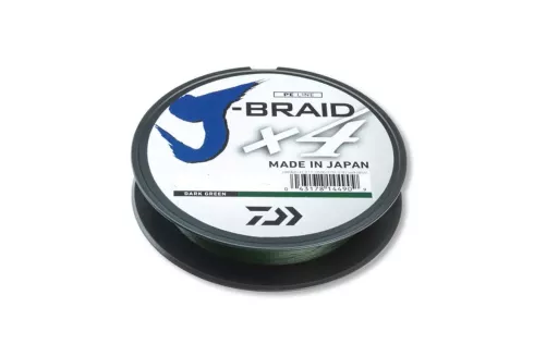 Шнур Daiwa J-Braid X4E 0.10мм 270м 3.8кг (темно-зеленый)