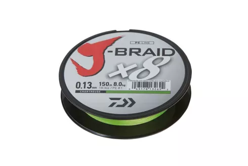 Шнур Daiwa J-Braid X8 0.06мм 150м 4кг (салатовий)