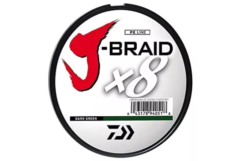 Шнур Daiwa J-Braid X8 0.06мм 150м 4кг (темно-зелений)