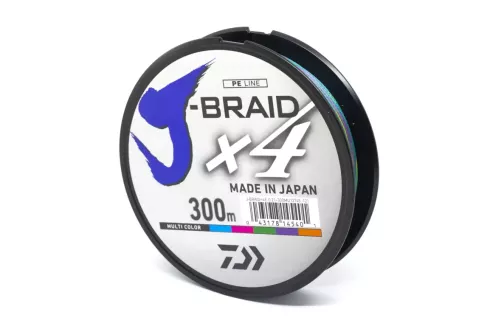 Шнур Daiwa J-Braid X4E 0.10мм 300м 3.8кг (мультиколор)