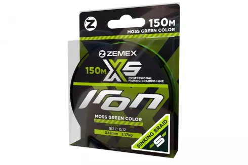 Шнур Zemex Iron X5 150м #0.6/0.12мм 4.96кг/10lb (темно-зеленый)