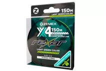 Шнур Zemex Rexar X4 150м #1.2/0.18мм 8.2кг/18lb (светло-зеленый)