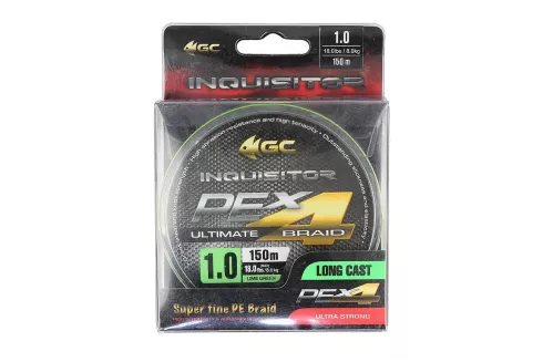 Шнур Golden Catch Inquisitor PE X4 150м Lime Green #0.6/0.128мм 5.2кг/11lb