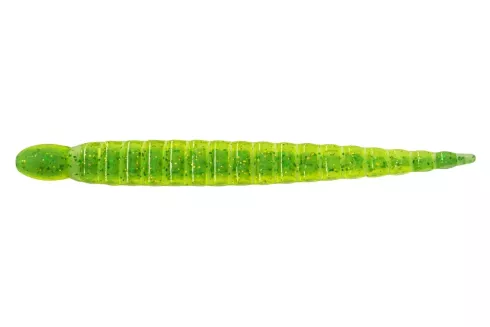 Силикон Keitech Custom Leech 3"/ 10шт, цвет: 424 lime chartreuse