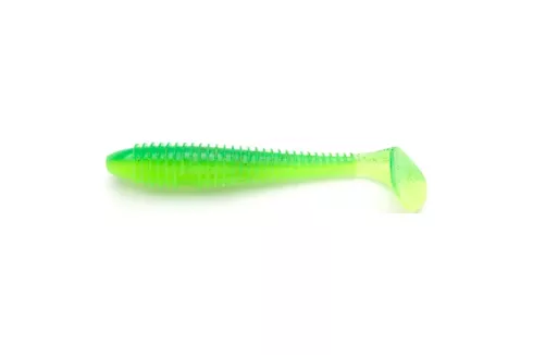 Силікон Keitech Swing Impact FAT 4.3"/ 5шт, колір: 424 lime chartreuse