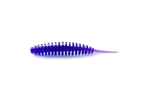 Силікон FishUP Tanta 1.5"/ 10шт, колір: 060 Dark Violet/Peacock & Silver