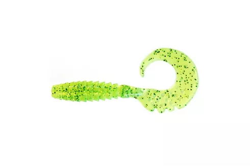 Силикон FishUP Fancy Grub 1"/ 12шт, цвет: 026 - Flo Chartreuse/Green