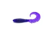 Силикон FishUP Fancy Grub 2"/ 10шт, цвет: 060 Dark Violet/Peacock & Silver