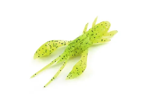 Силікон FishUP Real Craw 1.5"/ 10шт, колір: 055 Chartreuse/Black