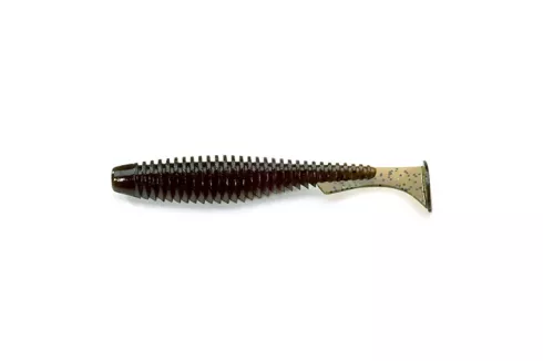 Силикон FishUP U-Shad 3"/ 9шт, цвет: 043 Watermelon Brown/Black