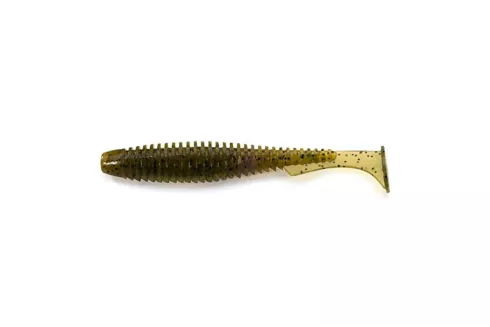 Силікон FishUP U-Shad 3"/ 9шт, колір: 074 Green Pumpkin Seed