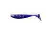 Силикон FishUP Wizzle Shad 2"/ 10шт, цвет: 060 Dark Violet/Peacock & Silver