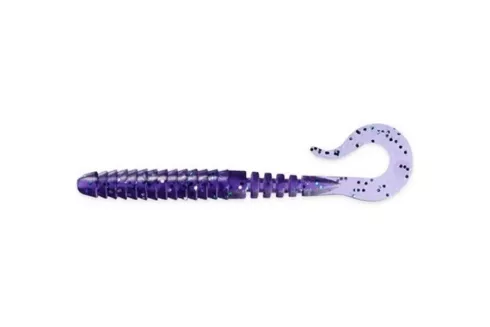 Силикон FishUP Vipo 2" (10шт/уп), цвет: 060 - Dark Violet/Peacock & Silver