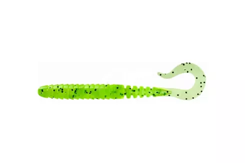 Силикон FishUP Vipo 3.6" (8шт/уп), цвет: 055 - Chartreuse/Black